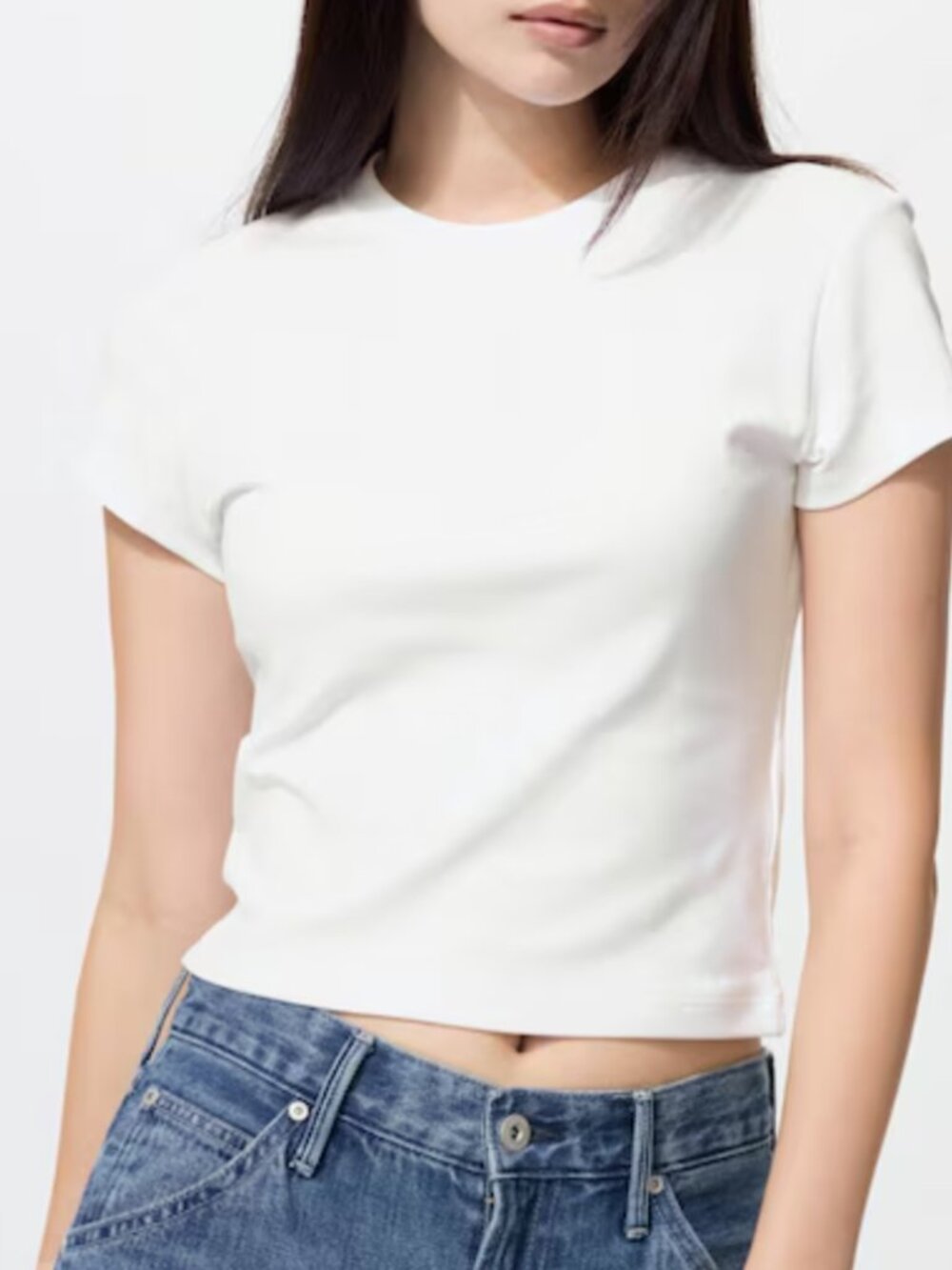 SOLD: Uniqlo White Mini T-Shirt